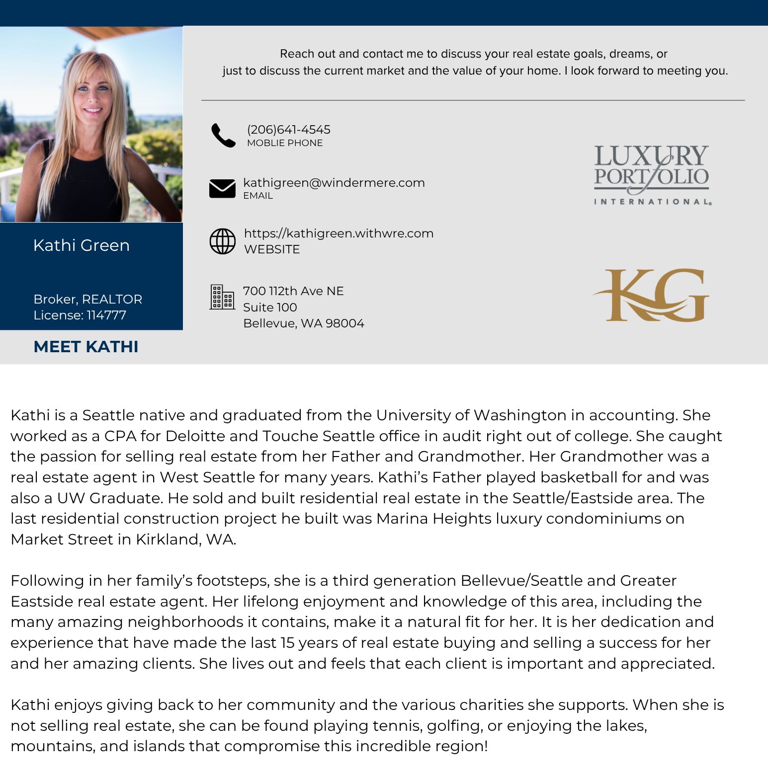 Agent Profile - Kathi